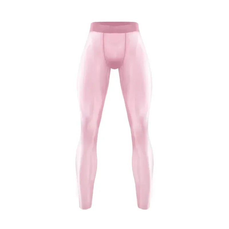 Sexy Men Summer Ultra-thin Sheer Fitness Leggings Plus Size Tight See Through Elastic Sport Pants Fitness Jogger Sex Game Cool