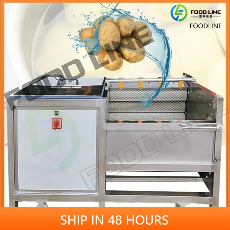 Cheap Household Industrial Hair Roller Cleaning Machine for Potato Cassava Sweet Potato Taro Featuring Engine Bearing Core