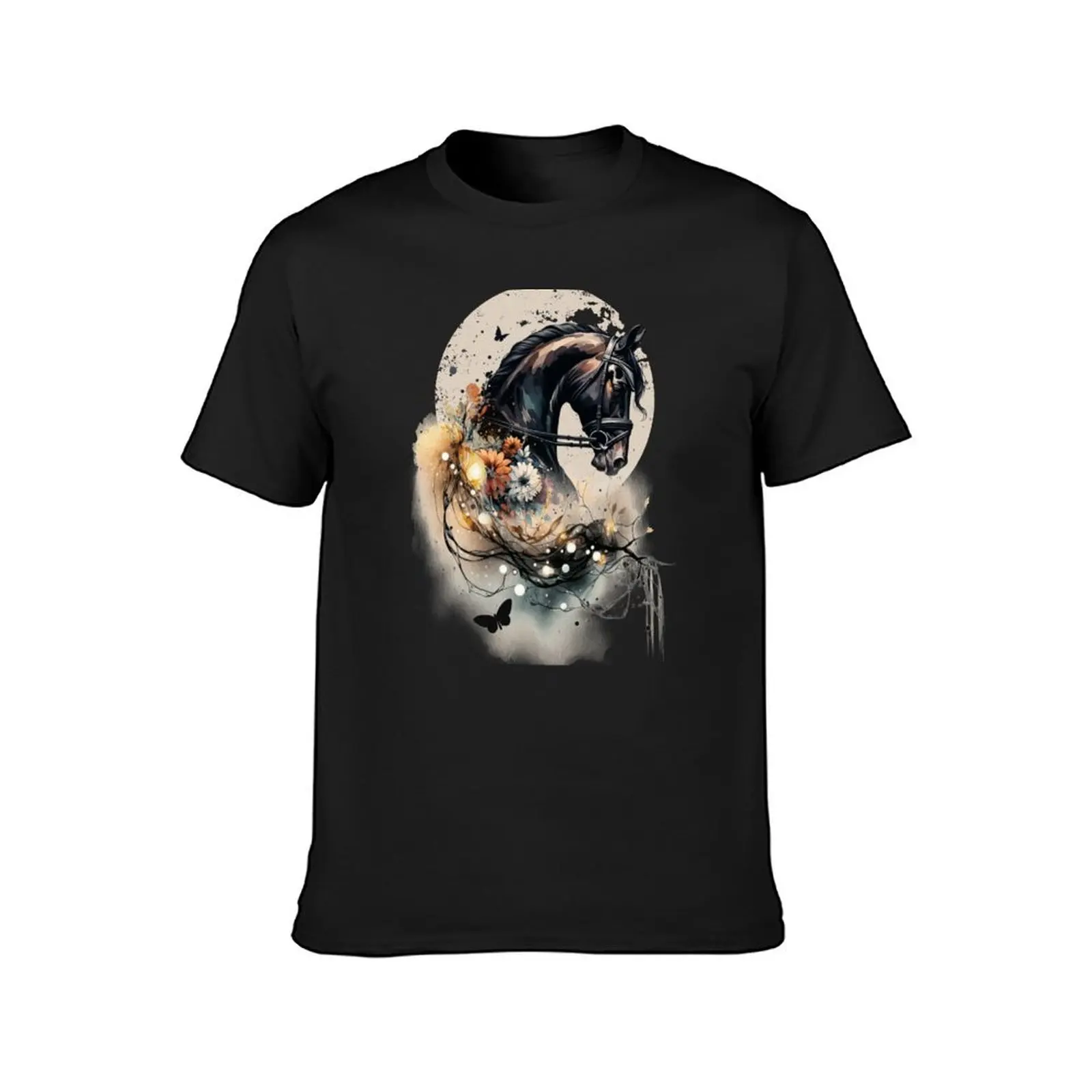 Dark Horse Dressage T-Shirt korean fashion vintage clothes shirts graphic tees Men's t-shirt