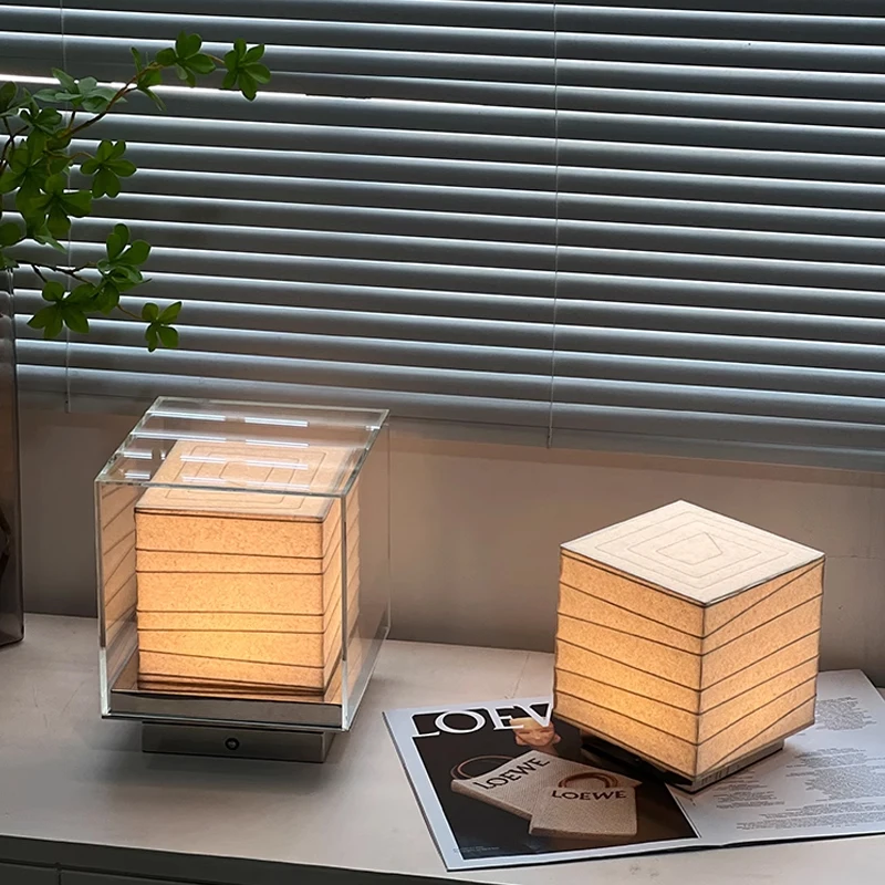 Moderne japanische Wabi-Sabi Stehlampen aus Papier, LED-Kronleuchter für Wohnzimmer, Esszimmer, Schlafzimmer und Arbeitszimmer