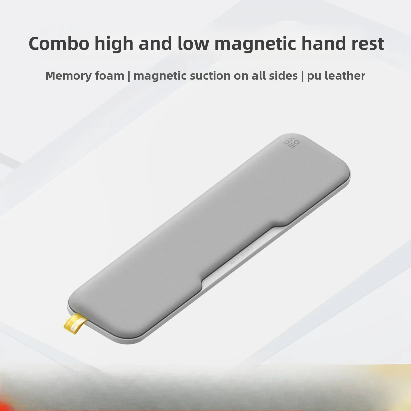 Custom NuPhy COMBO Magnetic Wrist Rest, Dual-Height Memory Foam Palm Cushion for Kick75 Keyboard, Official Part