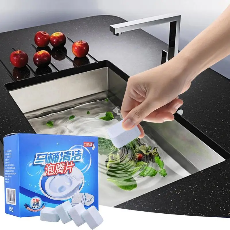 Toilet Cleaner Tablets Effervescent Tablets Deep Cleaning Washer Deodorant Agent Cleaning Pills Automatic Toilet Bowl Cleaner