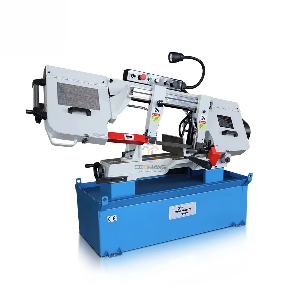 CE Standard 10-Inch BS-1018B Metal Cutting Bandsaw Machine Mechanical Tension Method Motor Core Components Band Sawing Machine