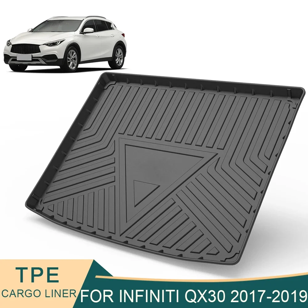 

Нескользящие коврики из ТПЭ для багажника Infiniti QX30 H15 2017-2019