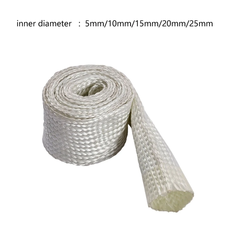 96GB Easy Installation Exhaust Pipe Glass Fiber Hose Insulation Wrap 5/10/15/20/25mm