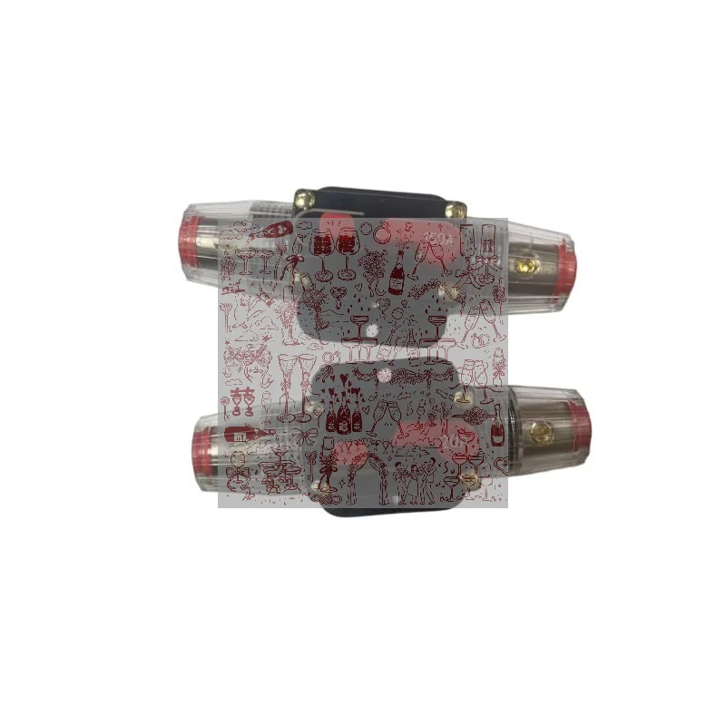 1Pcs DC12/24V Inline Fuse Holder 20-150A Manual Reset Circuit Breaker For Car Audio Sound Amplifier System RV Marine Boat Truck