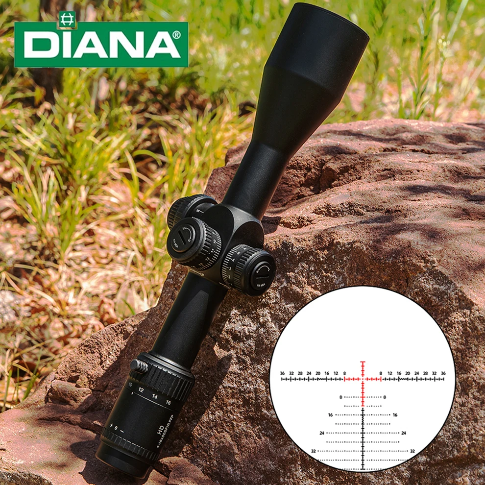 

Оптический прицел DIANA 4-16X50 IR FFP - прицел с первой фокальной плоскостью, подсветкой прицельной сетки, трубка 30 мм