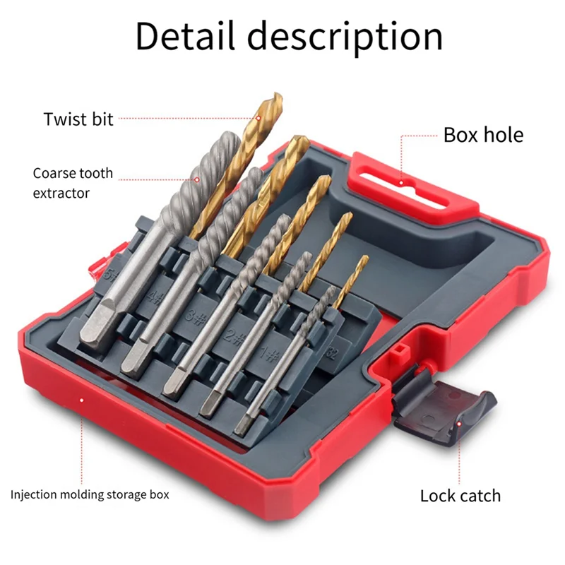 ABSF 10 Pcs Broken Screw Sliding Wire Extractor Broken Wire Extractor Artifact Tool Set (Gold+Silver)