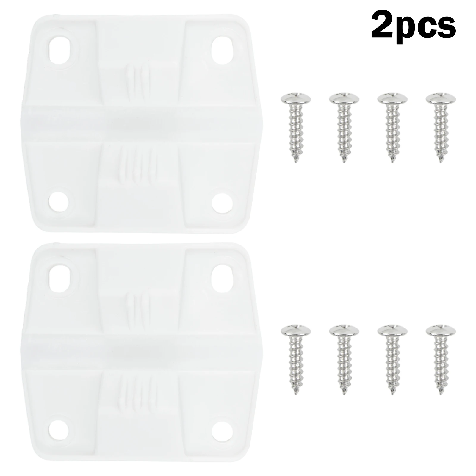 Screws Hinge Hinge 3.2cm Hole Distance 4x16mm Screw 5.7x5 Cm Hinge Size Plastic Material White Color New Replaceable