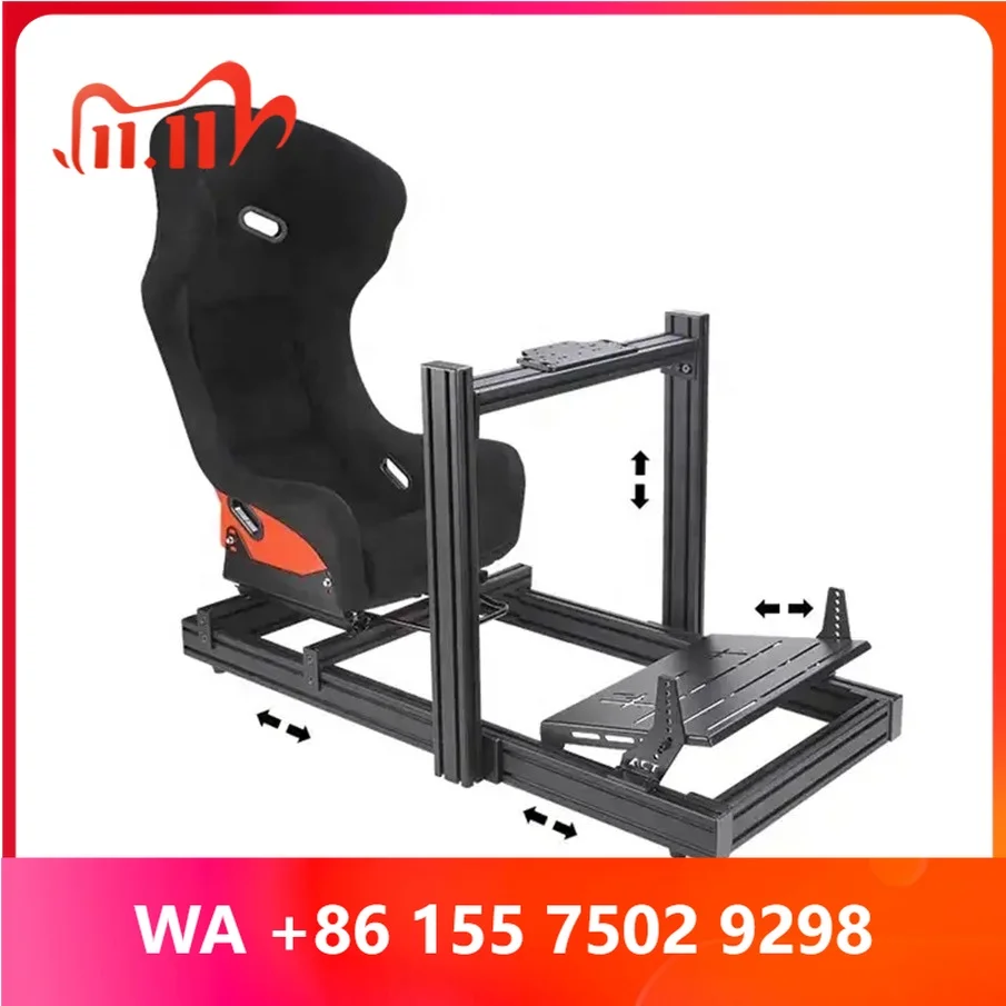 40 Series Aluminum Sim Racing Rig Car Game Driving Simulator Cockpit