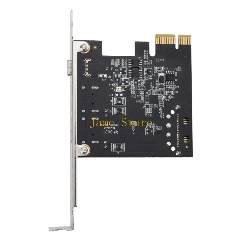 LX0B PCIE PCI for Express to USB 3.1 Type-C 2 Port USB Type-A Riser Expansion Card Adapter with 15 PIN