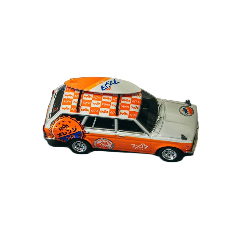 TW Diecast 1/64 Bilancia Dartson Modello In Lega di Auto Dartson Blue Bird 510 Crock Gioca Veicoli Giocattoli per I Ragazzi Regalo Scatola Originale