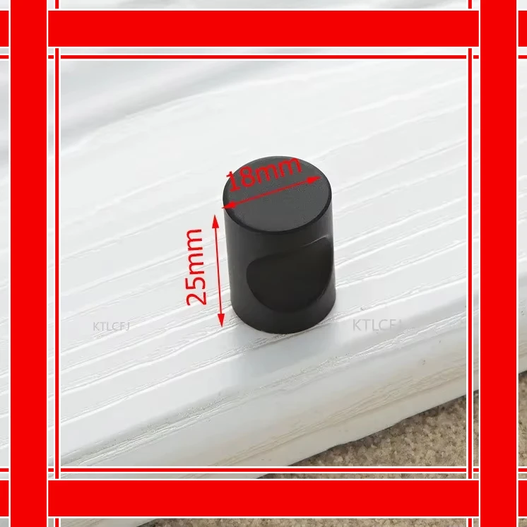 Modern Aluminum Drawer Handles for Furniture Handles Hardware Kitchen Furniture Silver Black Semicircle