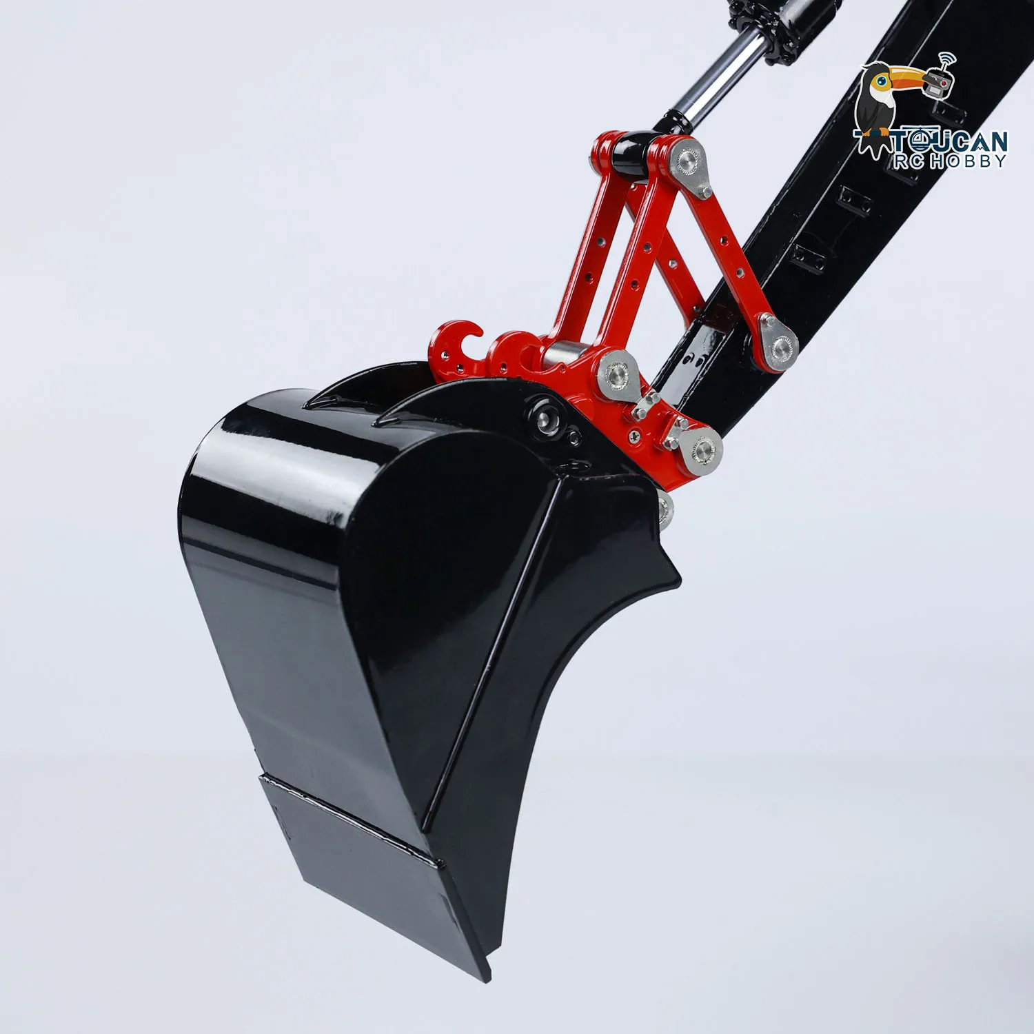 LR914 Metalowa Koparka Hydrauliczna RC 1/14 Zdalnie Sterowana Koparka Model RTR 5-drogowy Zawór Pojazd Budowlany ST8 Radio Bateria