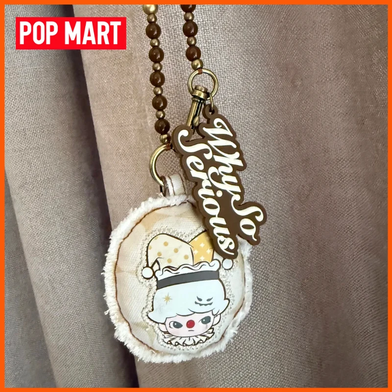 POPMART-caja ciega con cadena colgante de la serie Why So Serious, decoración de bolso, regalo de Halloween, caja misteriosa, juguetes de moda, decoración para teléfono