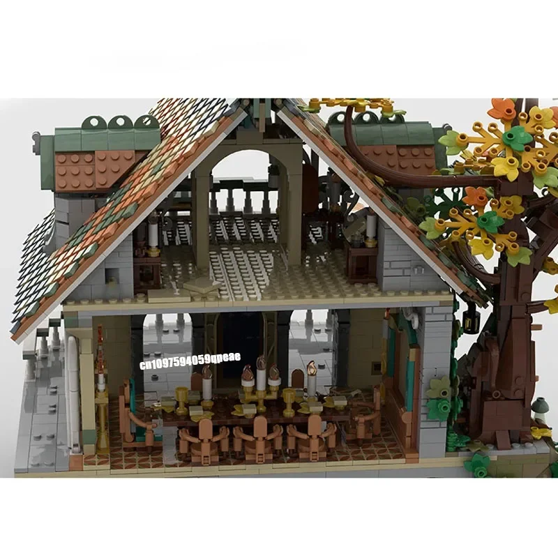Nieuwe 3660 Stuks Beroemde De Ringen Movie Series Moc-10316 Laatste Huis Model Custom Puzzel Diy Creatieve Ideeën Kinderen Speelgoed Verjaardagscadeautjes