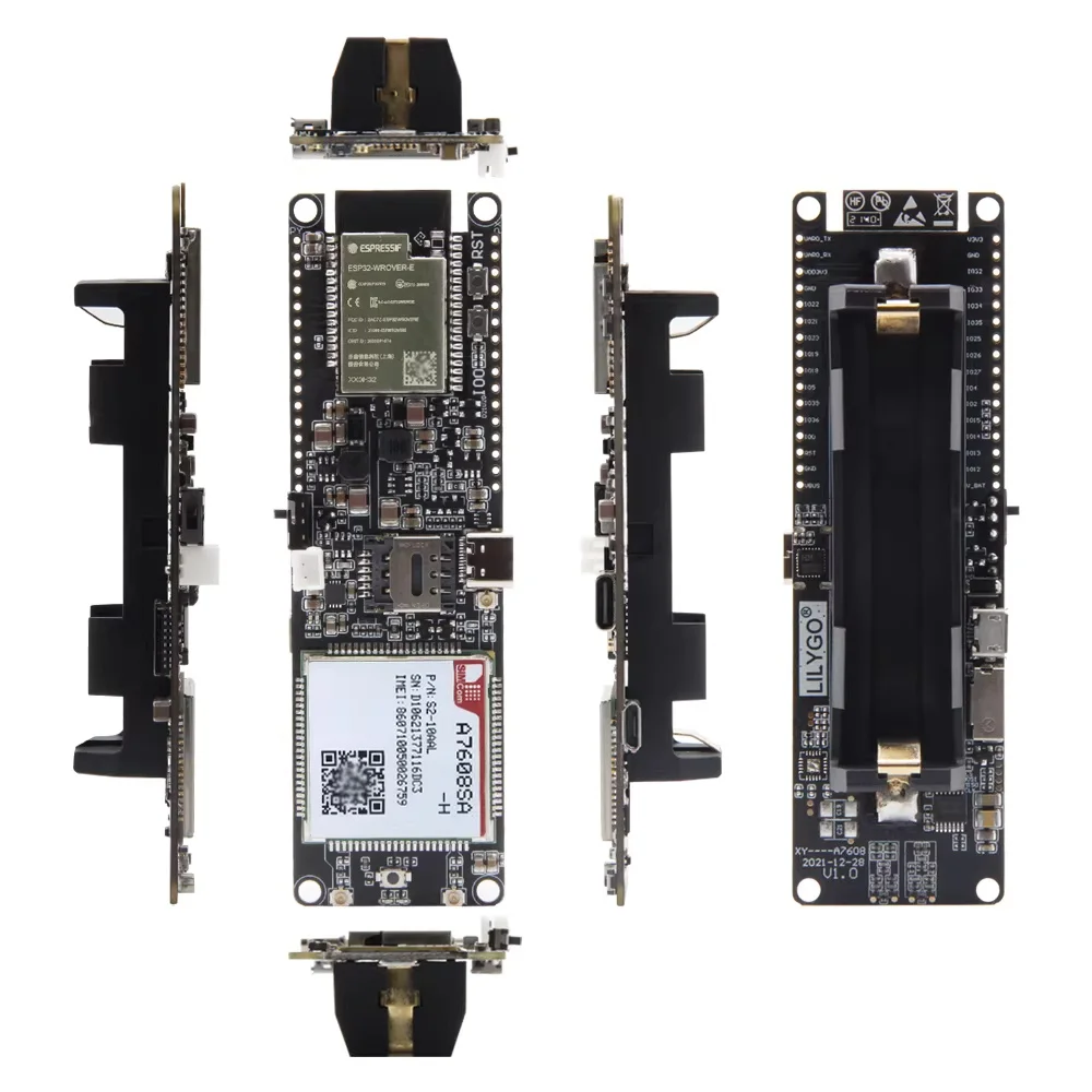 LILYGO® T-A7608 ESP32 WiFi Bluetooth 3G 4G Solar Low Power IoT Core Board