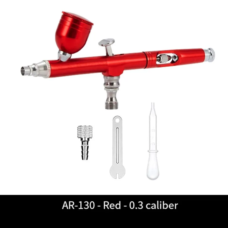 ABXD Multi-Purpose Airbrush Kit AR-130- For Art, Crafts, Cake Decorating& More Featuring Anodized Aluminum& Copper Components