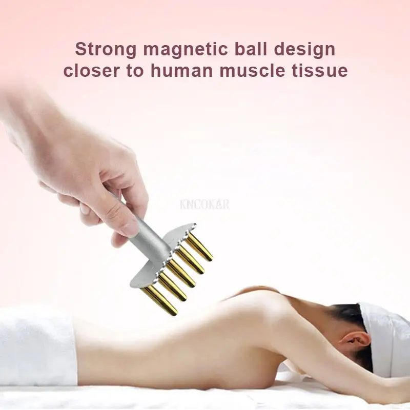 Factory Direct 2026 Top RatedMagnetic Fork Acupoint Massage Stick Body Meridian Dredging Stick Five Fork Magnetic Energy