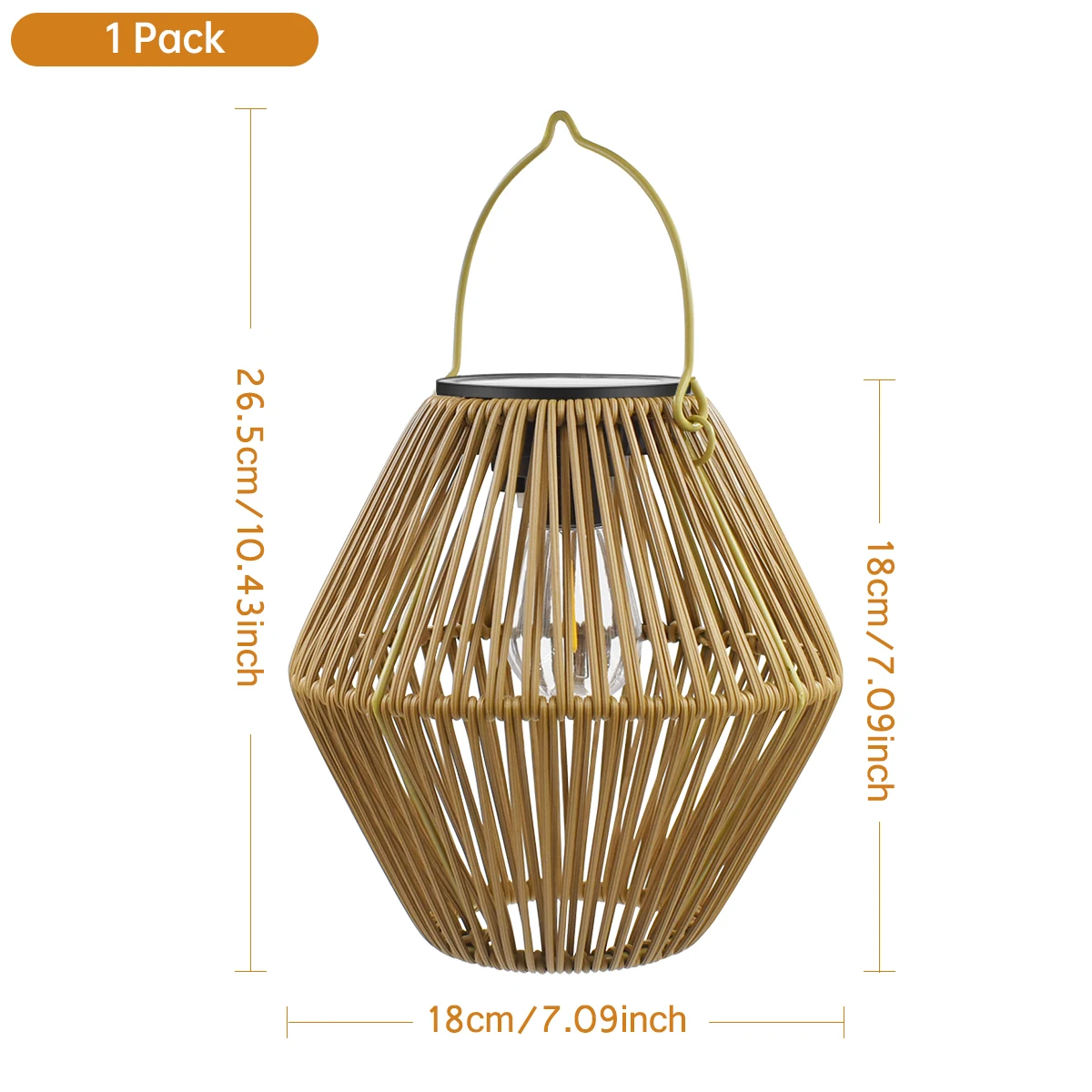 Solar Lantern Outdoor Solar Lanterns Waterdicht voor buiten Hangende geweven lantaarn Boho Lamp Verlichting Decoratie voor tuintuin