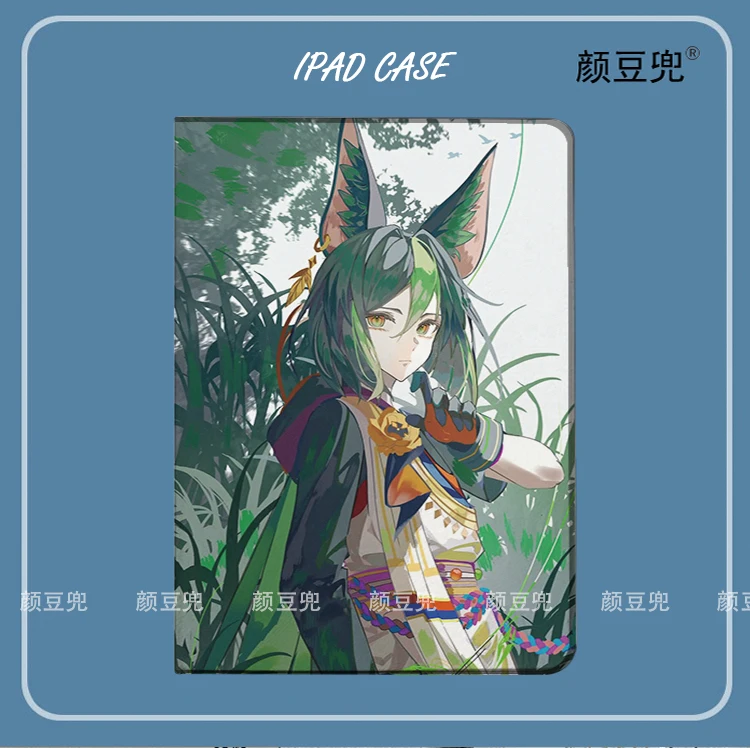 Tighnari Anime Genshin Impact Case For iPad 10.2 9th 10th Air 3 Mini 6 5 Case Luxury Silicone Pro 12.9 11 For iPad Air 4 5 Cases