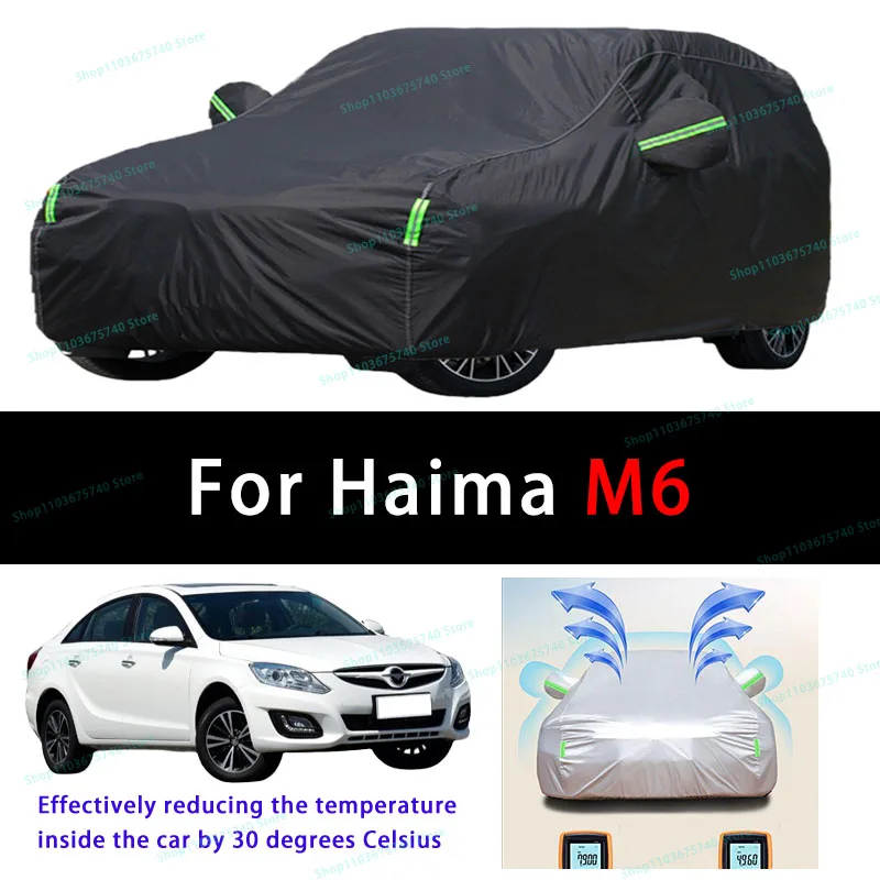 

For Haima M6 Summer Full Car Covers Outdoor Sun uv Protection Dust Cooling Protective Auto Protective Cover