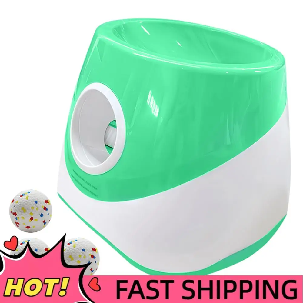 

Машина для запуска мячей для собак с 3 теннисными мячами, перезаряжаемая, для маленьких и средних пород собак