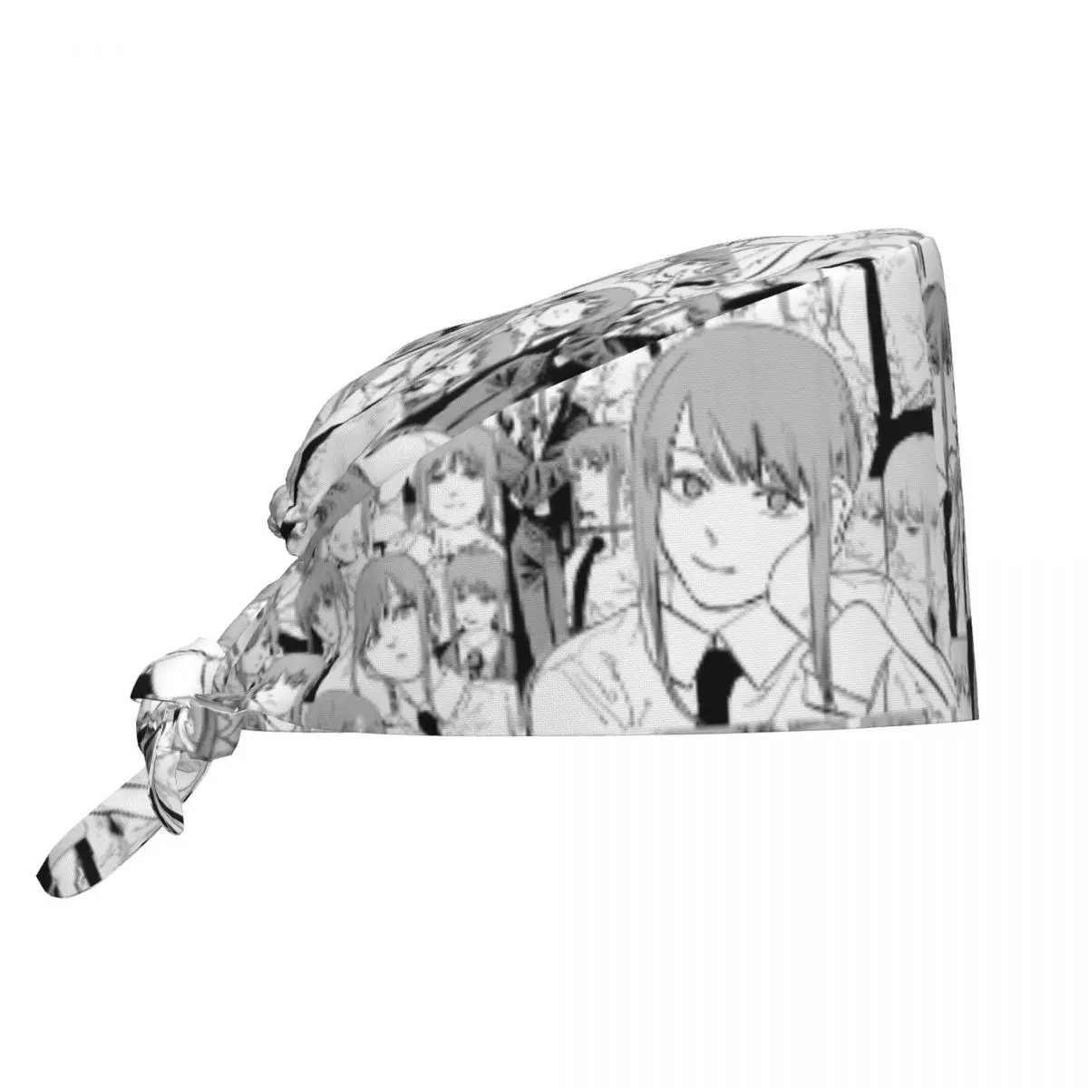 Gorro quirúrgico de enfermería para operador, motosierra para hombre Denji Makima Power Hayakawa Reze, gorros de Anime Manga sangrientos para el cuidado de mascotas, gorro exfoliante