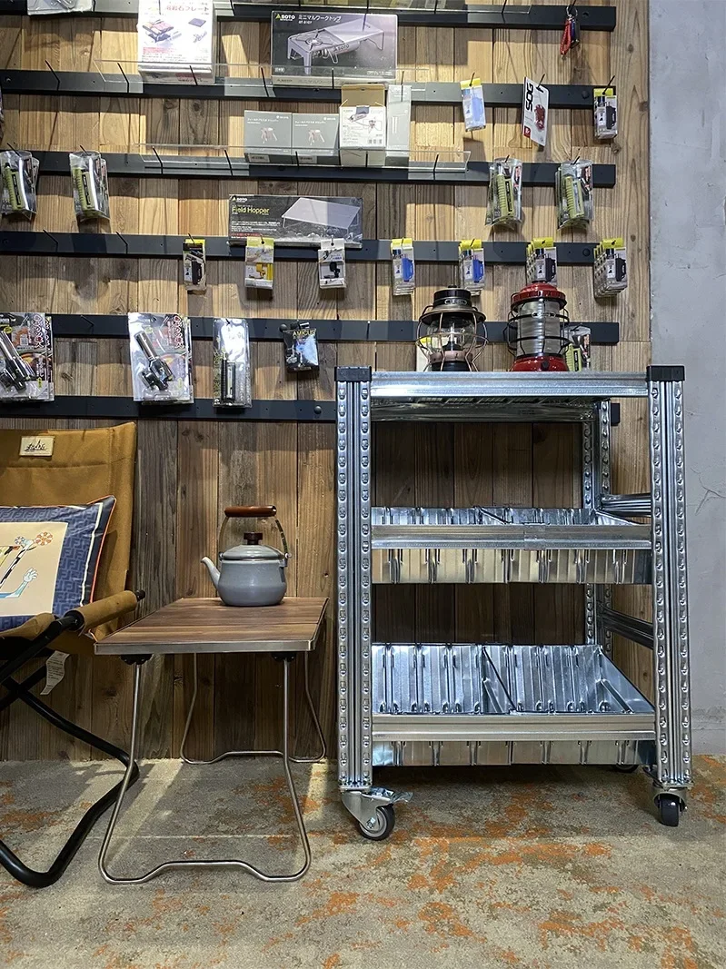 

Storage rack, floor type, two floors, basket, trolley, store, kitchen