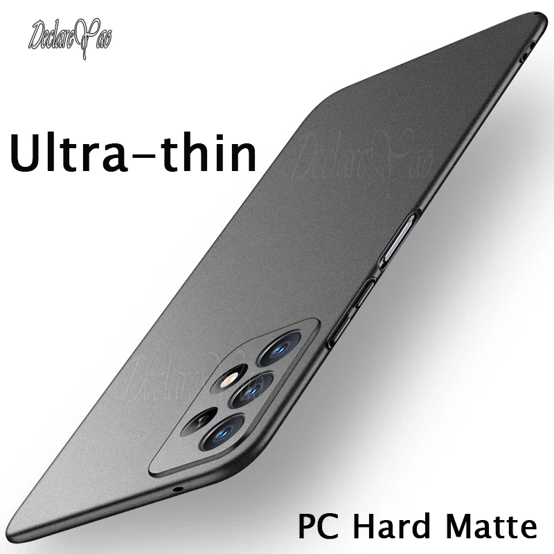 DECLAREYAO Custodia per telefono rigida opaca ultra sottile di lusso originale per Samsung Galaxy