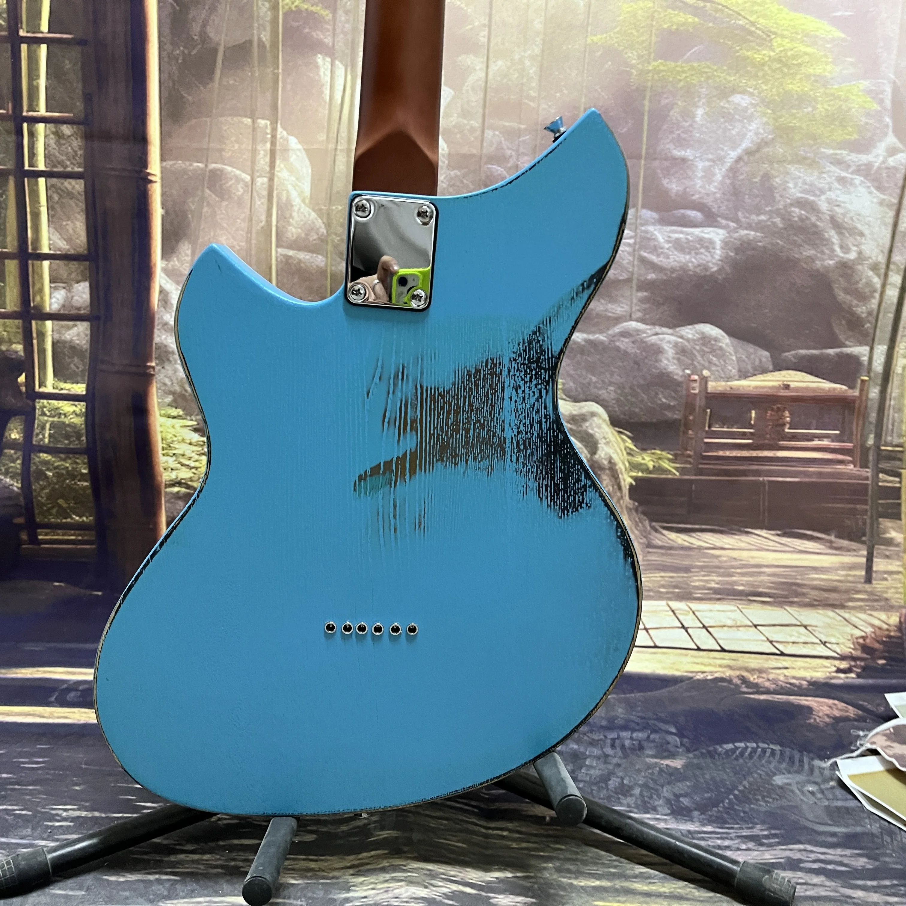 Vicers Handed Relics elektrische gitaar, 21 frets, HH pickups, elzenboom body, palissander toets, gemakkelijk te spelen, 6 snaren