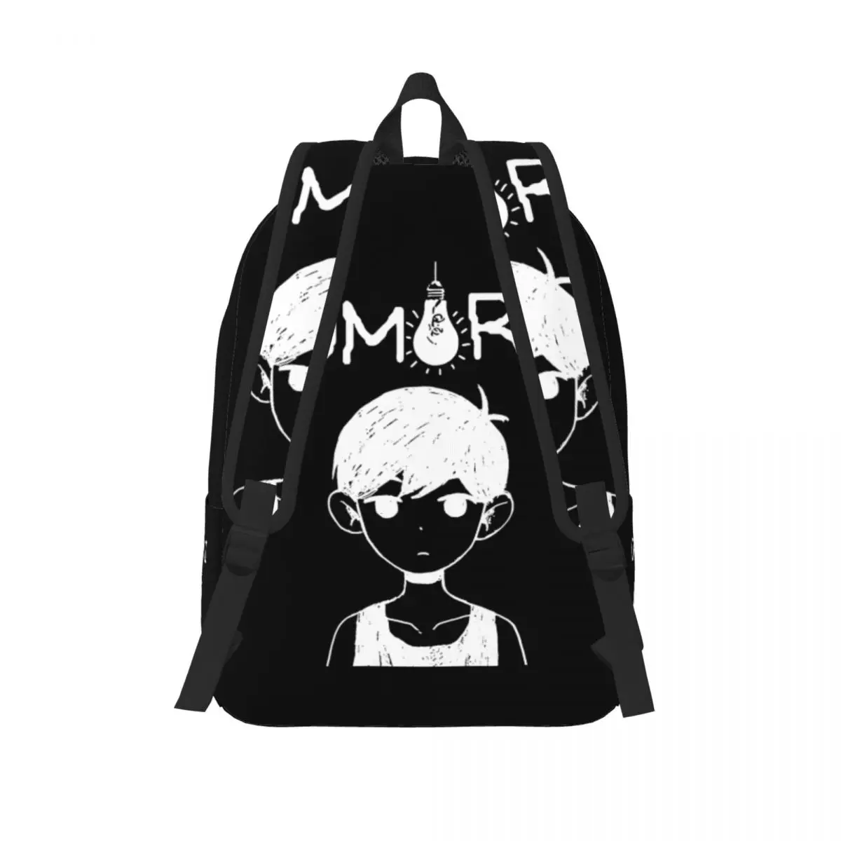 Белый рюкзак Omori Merch Omori для мужчин и женщин, модный ранец для студентов, пеших прогулок, путешествий, холщовые спортивные сумки для колледжа