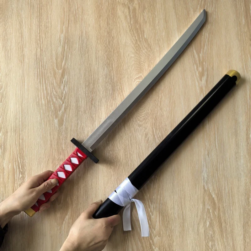 1:1 Cosplay Otsukotsu Yuta Sword Miwa Kasumi katana Jujutsu Kaisen Prop PU Weapons for Halloween Party Events  katana 72cm