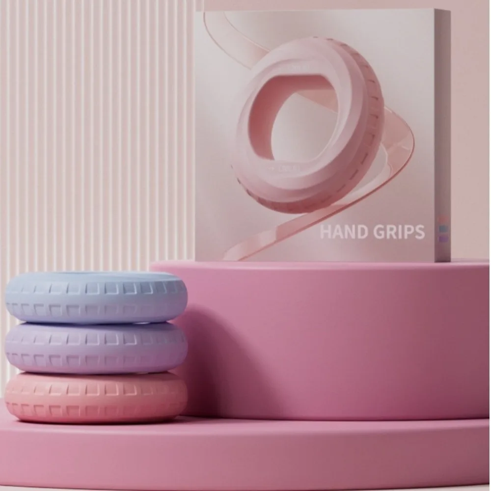 Silicone Material Grip Ring Flexible Texture Dual Resistance Finger Trainer Ergonomic Shape Hand Exerciser Hand Rehab
