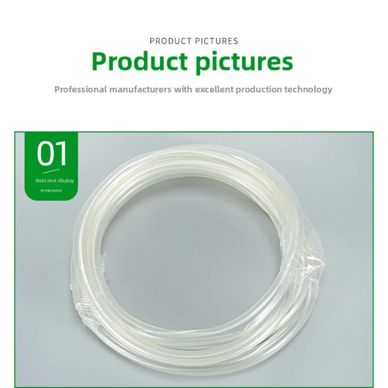 PVC transparante slang, horizontale buis, aquariumslang, plastic slang, PVC slang