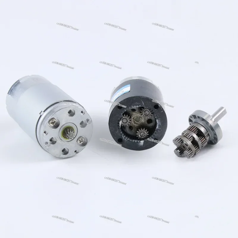 Planetary Gear DC Geared Motor 12v24v Motor 36mm555 Micro Low Speed Motor