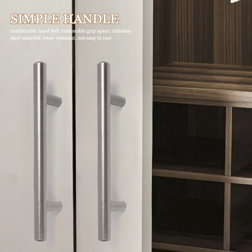 15CM length Cabinet Pulls Satin Nickel Stainless Steel Kitchen Drawer Pulls Cupboard Pulls Brushed Nickel Cabinet Handles