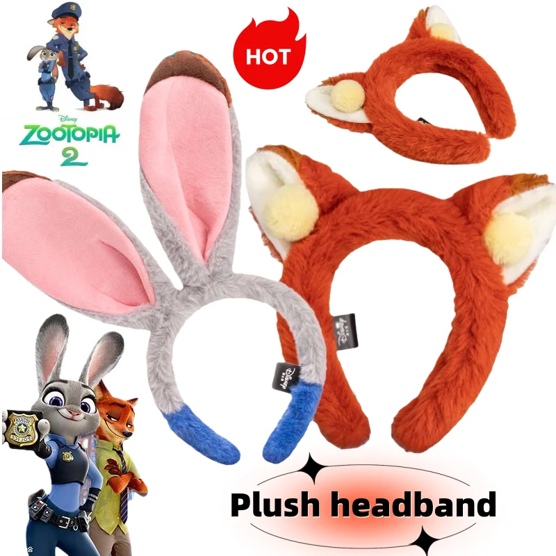 

Повязка на голову Disney, милая и модная плюшевая повязка в мультяшном стиле, креативная и персонализированная, подарок на день рождения друга