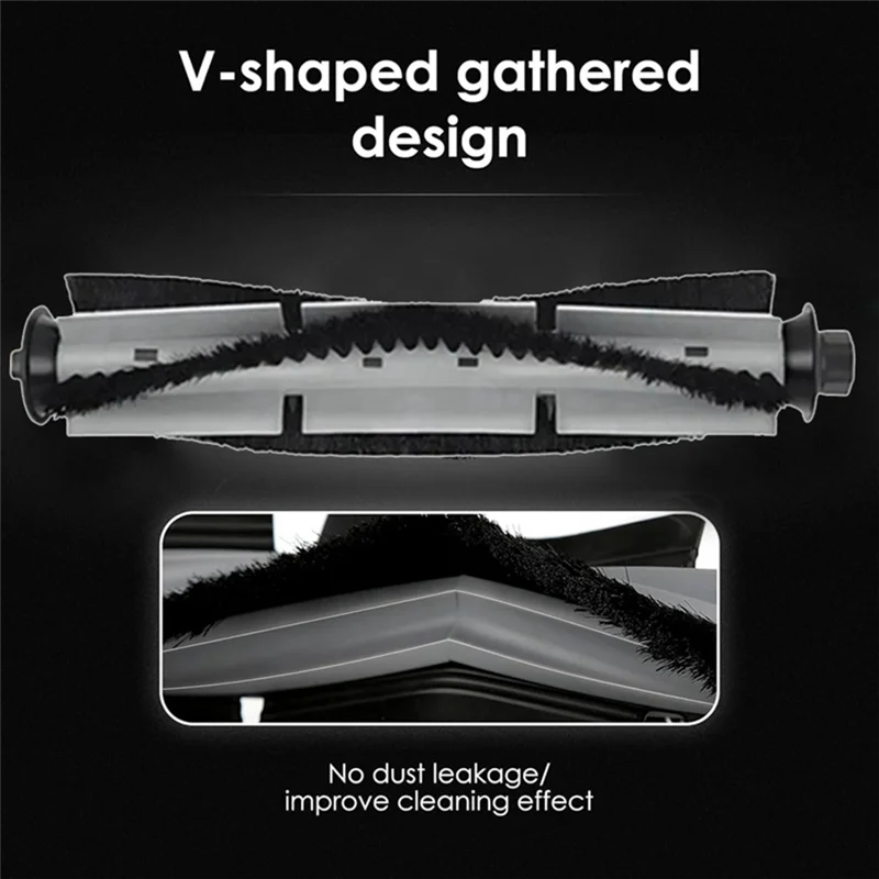 A17F-2 Pcs Roller Brush For Tama H14/Innos Innos R7/Lihas Lhhas Lh90 Sweeping Machine Accessories Sweeping Machine Accessories