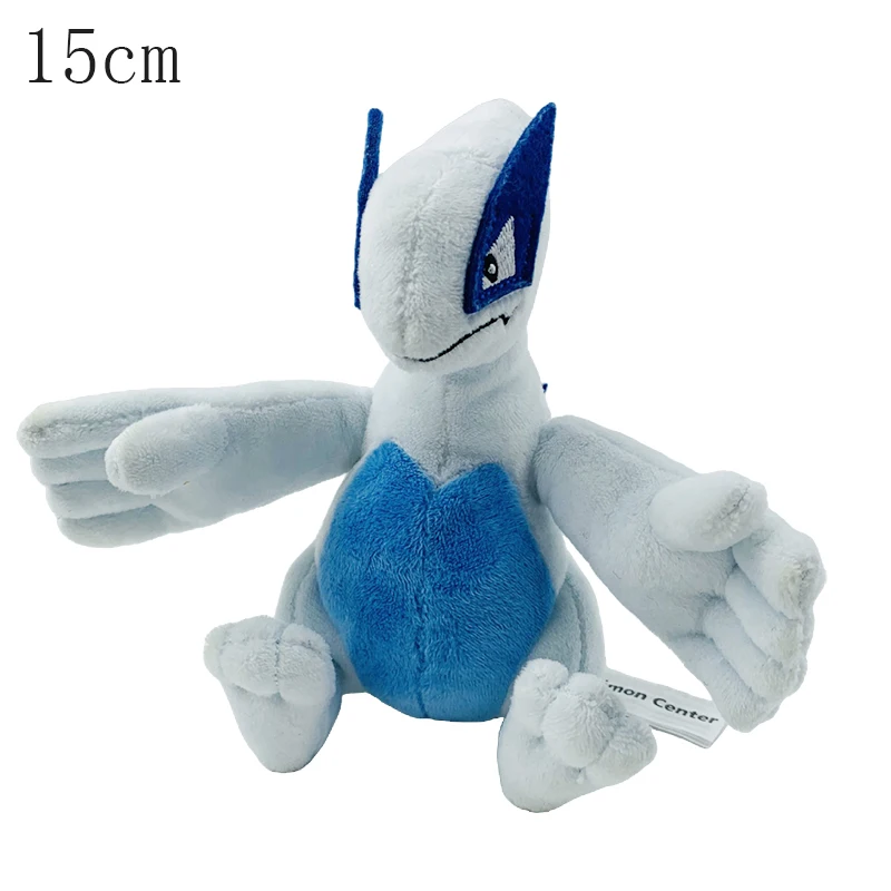 Pokemon Pikachu Lugia Plush Doll Kawaii Japan Anime Elf Plush Toy Soft Stuffed Cartoon Cute Lugia Peluche Doll Xmas Gift For Boy