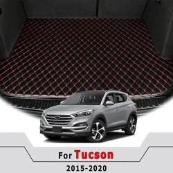 Car Trunk Mats For Hyundai Tucson 2020 2019 2018 2017 2016 2015 Vehicle Cargo Liner Carpets Auto Interior Accessories Waterproof