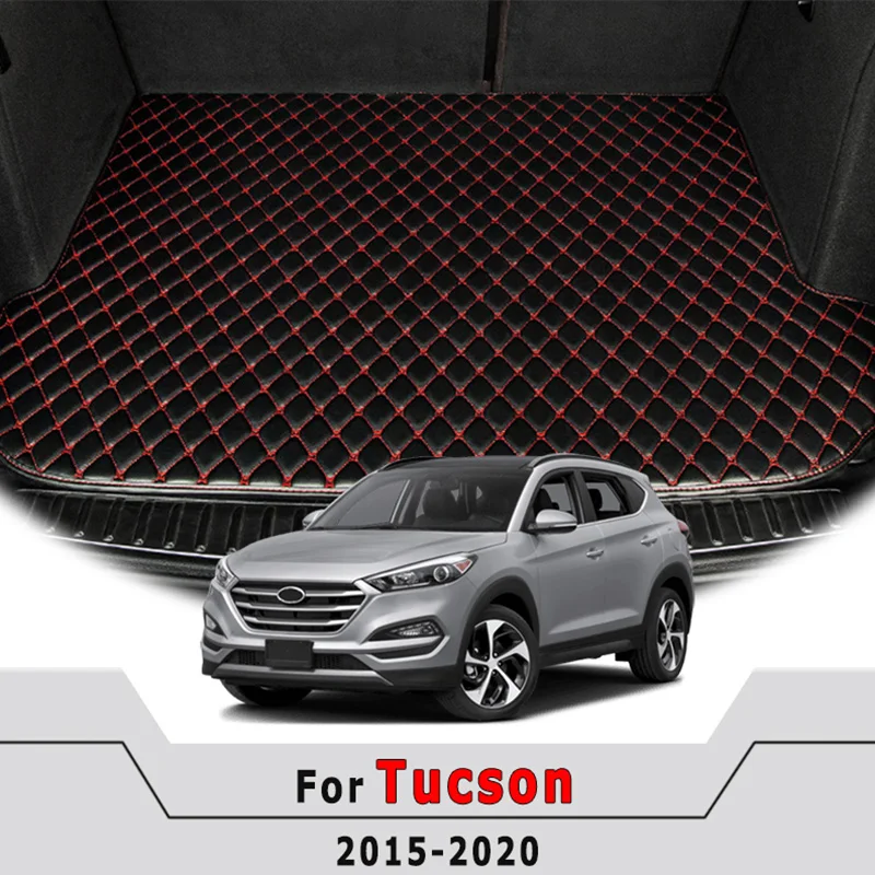 Maty bagażnika samochodowego do Hyundai Tucson 2020 2019 2018 2017 2016 2015 Dywaniki samochodowe Akcesoria wewnętrzne Wodoodporne