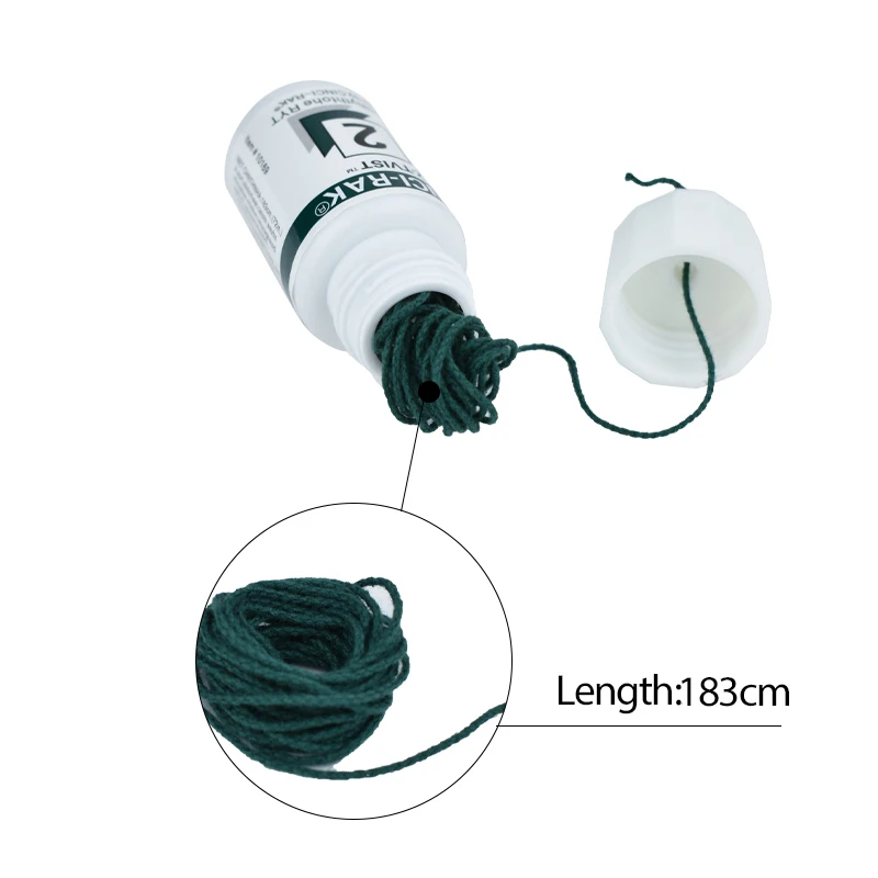 1.83M Dental Gingival Retraction Thread Knitted Cotton Cord for Gum Line Shaping Disposable Dentist Material 5 Sizes 00 000 1 2