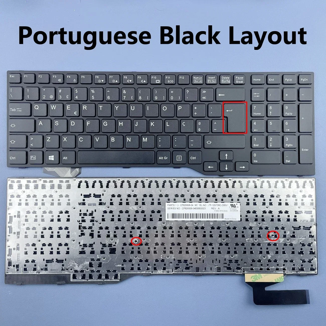 Portuguese Black Keyboard For Fujistu E754 Lifebook E557 E753 E756 E554 E556 Celsius H730 H760 H770 Series