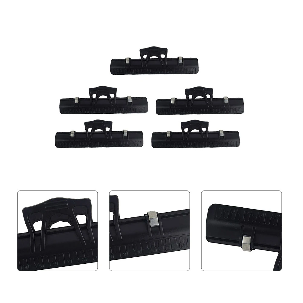 

5 Pcs Music Score Clip Book Clips Page Holder Score Clamp Multi-function Document Paperclip ABS Metal Practical Portable