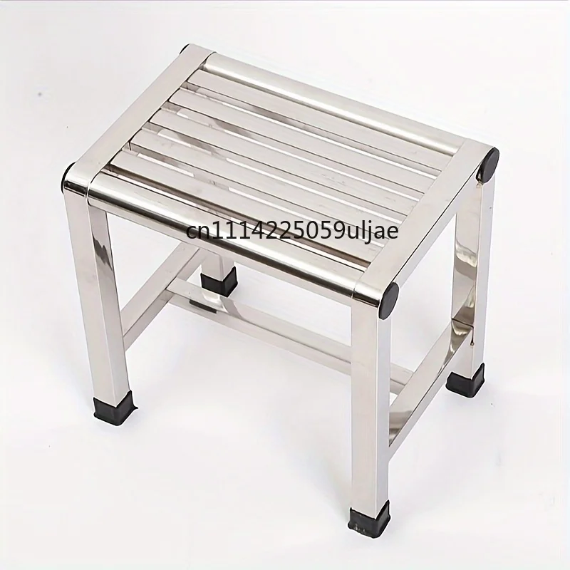 Multi Functional Stainless Steel Stool - Durable Thick & Sturdy Stool, Ideal for Living Room, Bathroom, Kitchen, Corridors