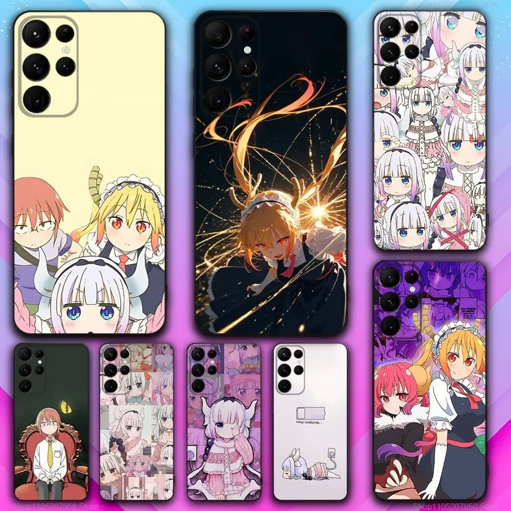 

K-Kobayashis Dragon Maid Phone Case For Samsung S30,S25,S24,S23,S22,S21,S20,Fe,Lite,5G,Ultra,Plus Black Cover