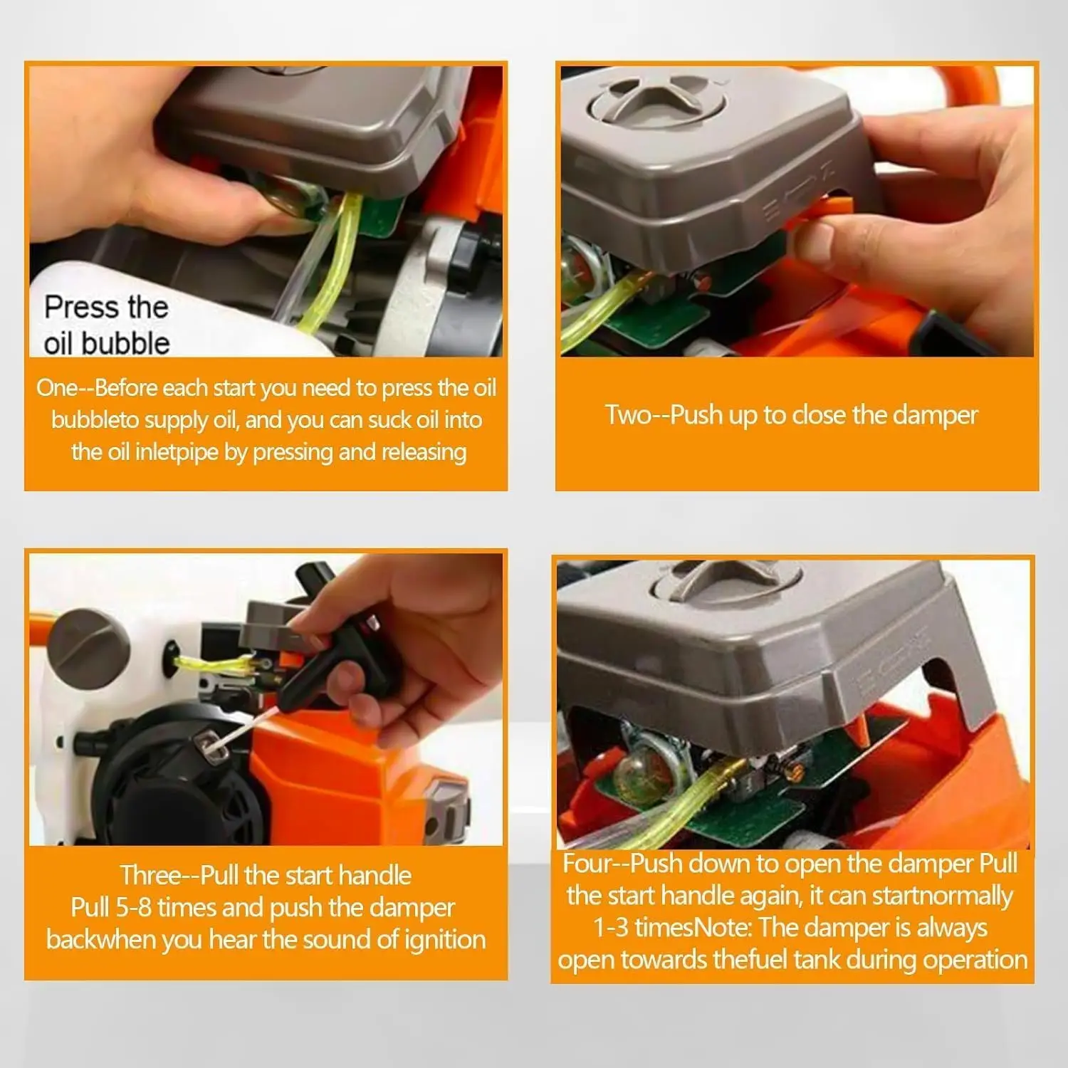 85Cc 2-Stroke Auger Post Hole Digger, Gas Powered Earth Digger With 3 Auger Drill Bits(4"" & 6"" & 8"") + 2 Extension Rods For