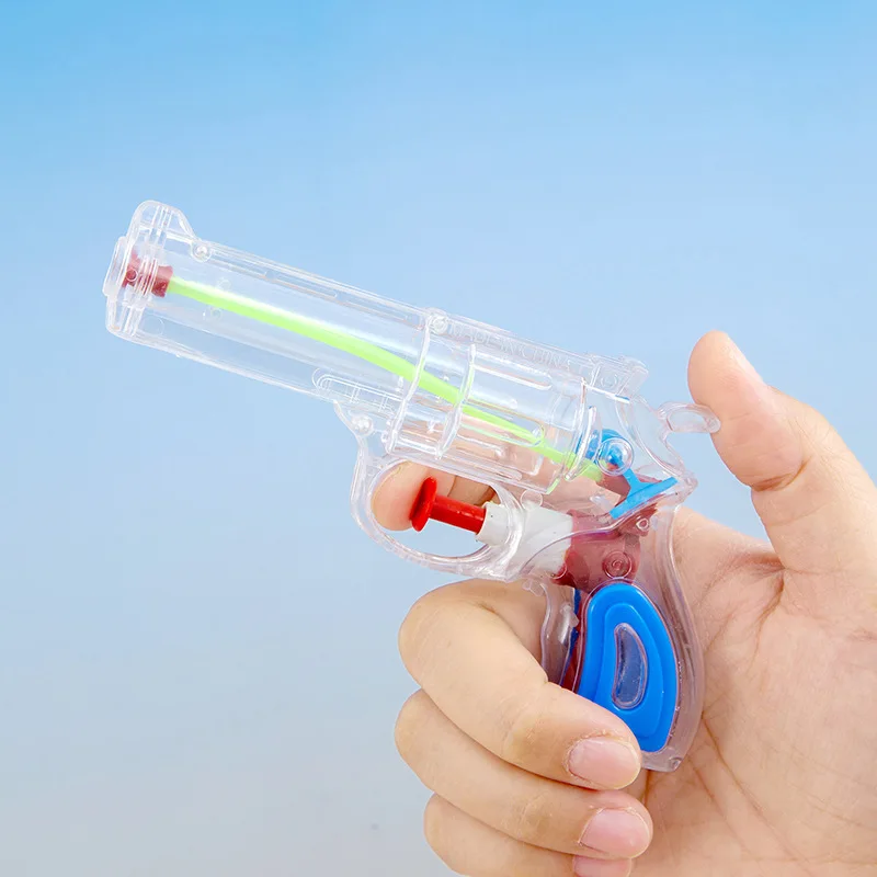 Mini Waterpistool Zomer Outdoor Waterspuitpistool Trek Hogedrukbereik Strand Zwembaden Waterplezier Spelen Klein Speelgoed Kinderen 14cm