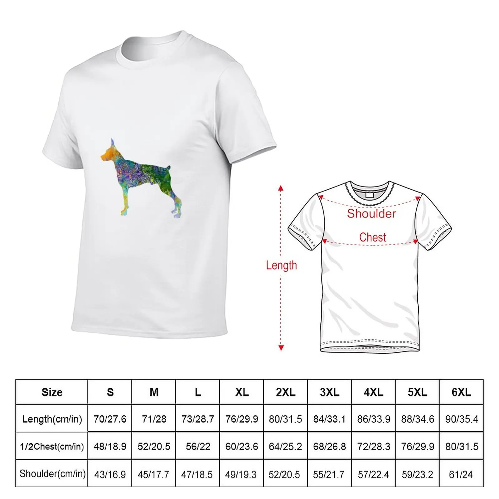 New Doberman T-Shirt graphic t shirt summer clothes Anime t-shirt oversized t shirts for men